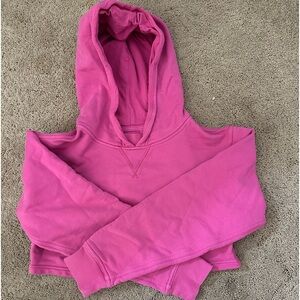 Lululemon All Yours Crop Hoodie Sonic Pink